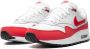 Nike Kids Nike Air Max 1 GS "White Neutral Grey Sports Red" - Thumbnail 5