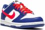 Nike Kids Dunk Low "Bright Crimson Game Royal" sneakers Blue - Thumbnail 2