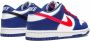 Nike Kids Dunk Low "Bright Crimson Game Royal" sneakers Blue - Thumbnail 3