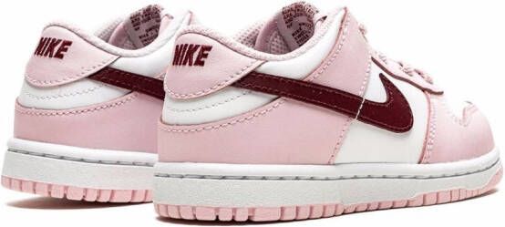 Nike Kids Dunk Low "Pink Foam" sneakers White