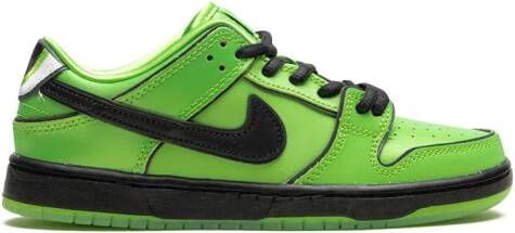 Nike Kids Powerpuff Girls SB Dunk Low "Buttercup" sneakers Green