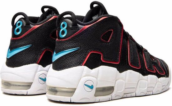 Nike Kids Air More Uptempo "Black Fusion Red" sneakers