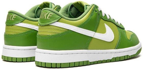 Nike Kids Dunk Low "Dark Chlorophyll" sneakers Green