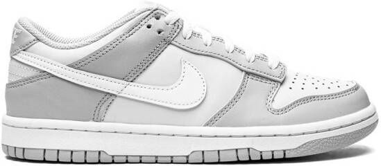 Nike Kids Dunk Low "Pure Platinum" sneakers White