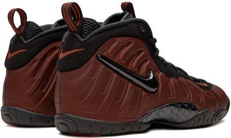 Nike Kids Little Posite Pro high-top sneakers Brown