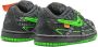 Nike Kids Rubber Dunk "Green Strike" sneakers Black - Thumbnail 3