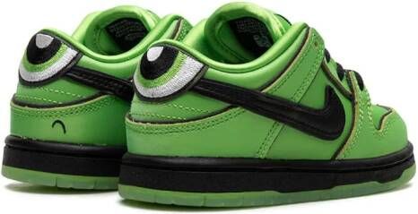 Nike Kids x Powerpuff Girls SB Dunk Low "Buttercup" sneakers Green