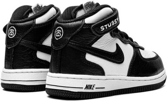 Nike Kids x Stussy Air Force 1 Mid sneakers Black