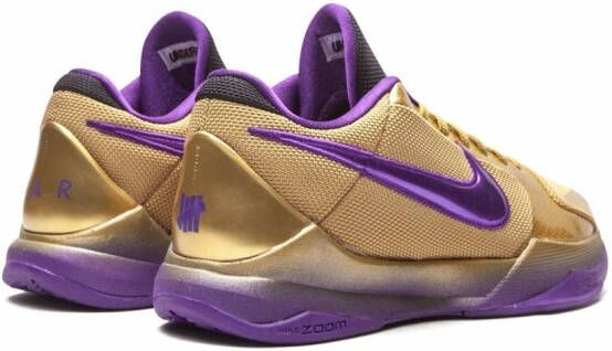 Nike x Undefeated Kobe 5 Protro "Hall Of Fame" sneakers Gold