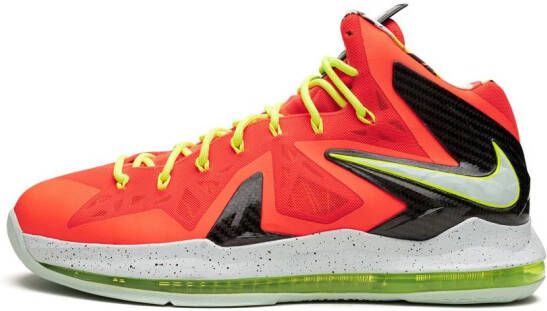 Nike LeBron 10 P.S Elite "Total Crimson" sneakers Orange