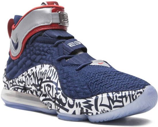 Nike LeBron 17 FP "Graffiti Remix" sneakers Blue