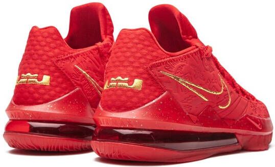 Nike LeBron 17 Low Titan sneakers Red