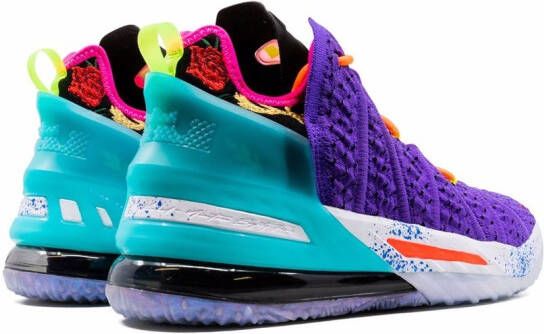 Nike Lebron 18 "Best 10-18" sneakers Purple