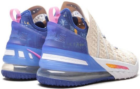 Nike LeBron 17 FP "Graffiti Remix" sneakers Blue - Picture 3