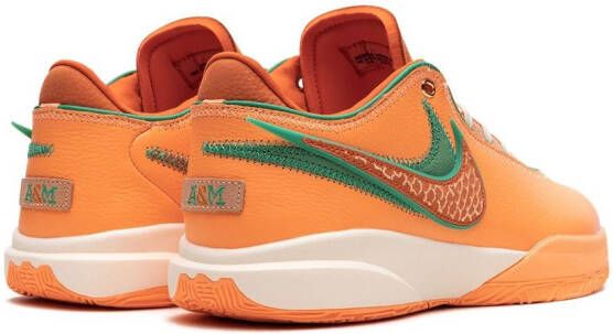 Nike LeBron 20 "FAMU x APB Safety Orange" sneakers