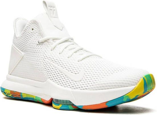 Nike LeBron Witness 4 "White Multi-Camo" sneakers