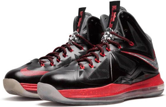 Nike Lebron X+ high-top sneakers Black
