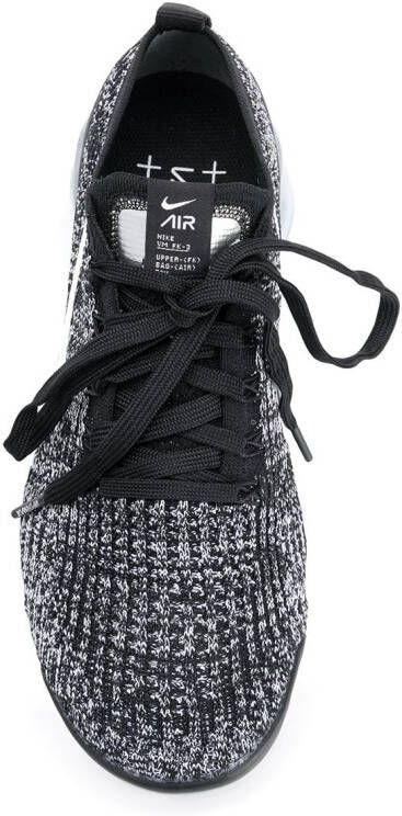 Nike Air Vapormax Flyknit 3 "Black White Metallic Silver" sneakers