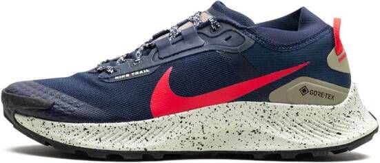 Nike Pegasus Trail 3 GORE-TEX "Obsidian Matte Olive Citron Tint Siren Red" sneakers Blue