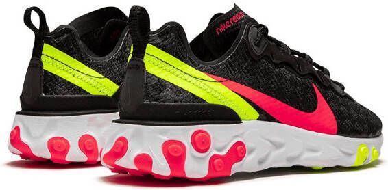 Nike React Element 55 "Black Flash Crimson" sneakers