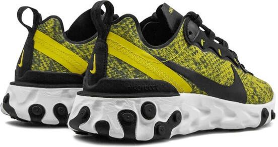 Nike React Element 55 "Speed Yellow Black White" sneakers