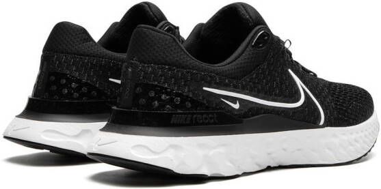 Nike React Infinity Run Flyknit 3 "Black White" sneakers