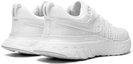 Nike React Infinity Run Flyknit 2 "Triple White" sneakers