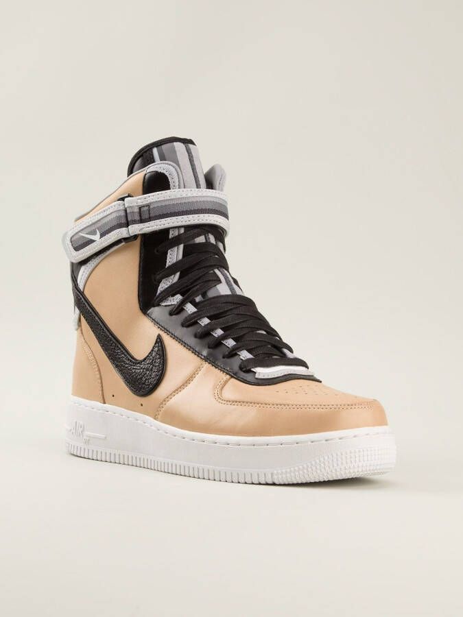 Nike x Riccardo Tisci Air Force 1 Mid SP "Tan" sneakers Yellow - Picture 2