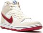 Nike SB Dunk High "Team Crimson" sneakers White - Thumbnail 2