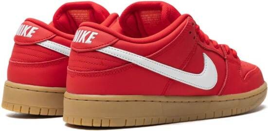 Nike SB Dunk Low Pro "University Red Gum" sneakers