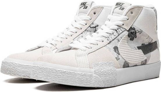 Nike SB Zoom Blazer Mid Edge "Floral White Grey" sneakers