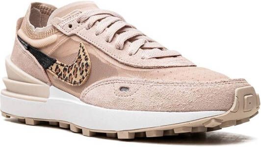 Nike Waffle One "Fossil Stone Leopard" sneakers Pink