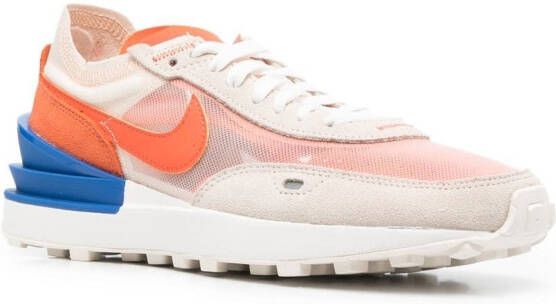 Nike Waffle One lace-up trainers Neutrals