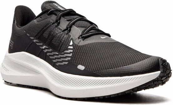 Nike Winflo 7 Shield "Black Metallic-Cool Grey" sneakers