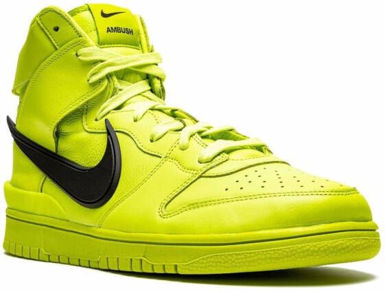 Nike x AMBUSH Dunk High "Flash Lime" sneakers Green