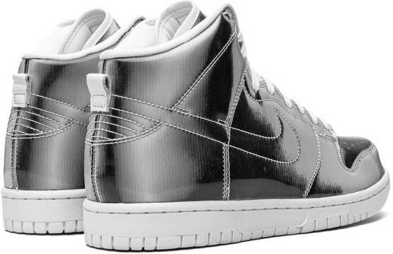 Nike x CLOT Dunk High "Metallic Silver" sneakers