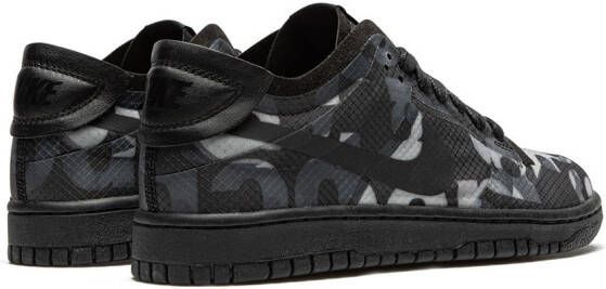 Nike x Comme Des Garçons Dunk Low "Monogram Print" sneakers Black