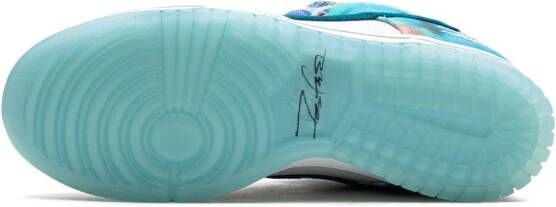 Nike x Futura Laboratories SB Dunk Low "Bleached Aqua" sneakers Blue