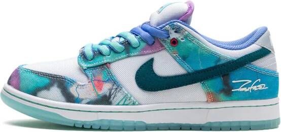 Nike x Futura Laboratories SB Dunk Low "Bleached Aqua" sneakers Blue