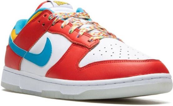 Nike x LeBron James Dunk Low "Fruity Pebbles" sneakers Red