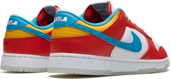 Nike x LeBron James Dunk Low "Fruity Pebbles" sneakers Red