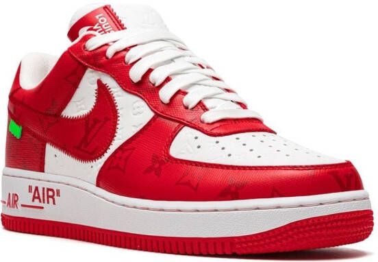 Nike x Louis Vuitton Air Force 1 Low "Virgil Abloh White Red" sneakers