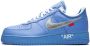 Nike X Off-White Air Force 1 Low "MCA" sneakers Blue - Thumbnail 5