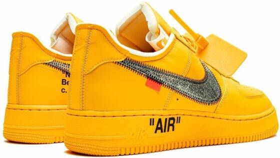 Nike X Off-White Air Force 1 Low "University Gold" sneakers Yellow
