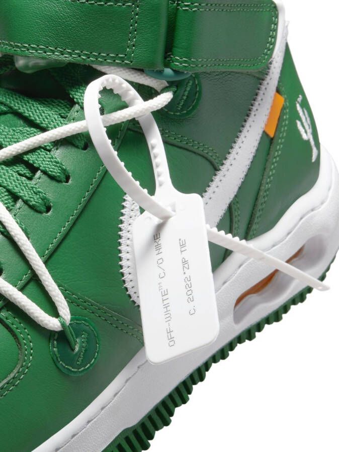 Nike X Off-White Air Force 1 Mid "Pine Green"