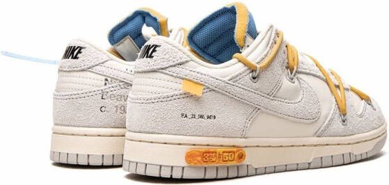 Nike X Off-White Dunk Low "Lot 34" sneakers Neutrals