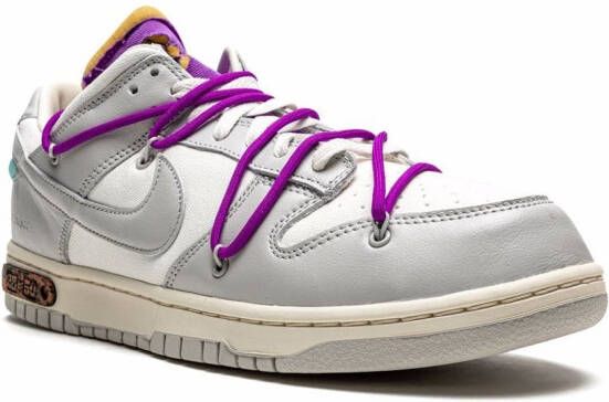 Nike X Off-White Dunk Low "Lot 28" sneakers Grey