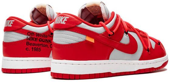 Nike X Off-White Dunk Low "University Red" sneakers