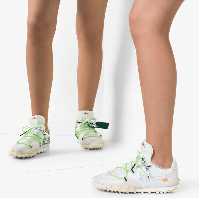 Nike X Off-White Waffle Racer SP "Electric Green" sneakers