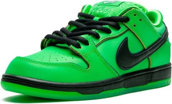 Nike x Powerpuff Girls SB Dunk "Buttercup" sneakers Green
